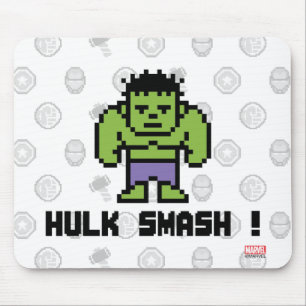 8Bit Hulk - Hulk Smash! Mouse Pad