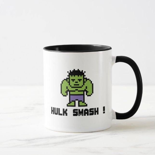 8Bit Hulk - Hulk Smash! Mug (Right)