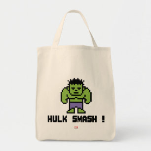 8Bit Hulk - Hulk Smash! Tote Bag