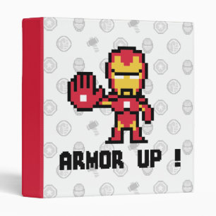 8Bit Iron Man - Armour Up! Binder