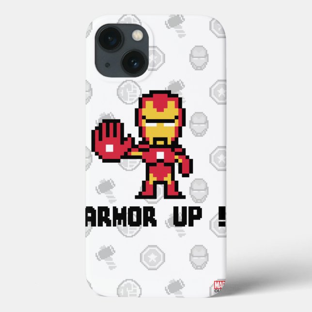 8Bit Iron Man - Armour Up! Case-Mate iPhone Case (Back)
