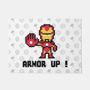 8Bit Iron Man - Armour Up! Doormat