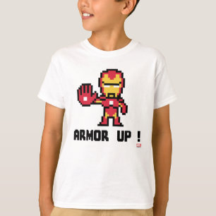 8Bit Iron Man - Armour Up! T-Shirt