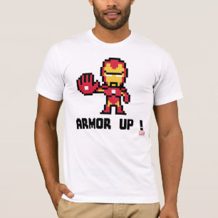 8Bit Iron Man - Armour Up! T-Shirt