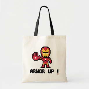 8Bit Iron Man - Armour Up! Tote Bag