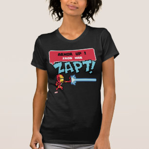 8Bit Iron Man Attack - Armour Up! T-Shirt