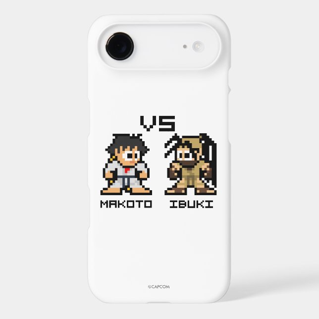 8bit Makoto VS Ibuki Case-Mate iPhone Case (Back)