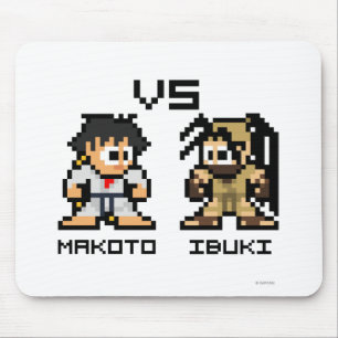 8bit Makoto VS Ibuki Mouse Pad