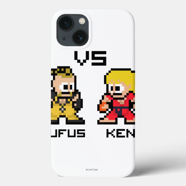 8bit Rufus VS Ken Case-Mate iPhone Case (Back)