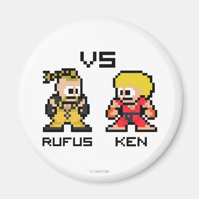 8bit Rufus VS Ken Magnet (Front)