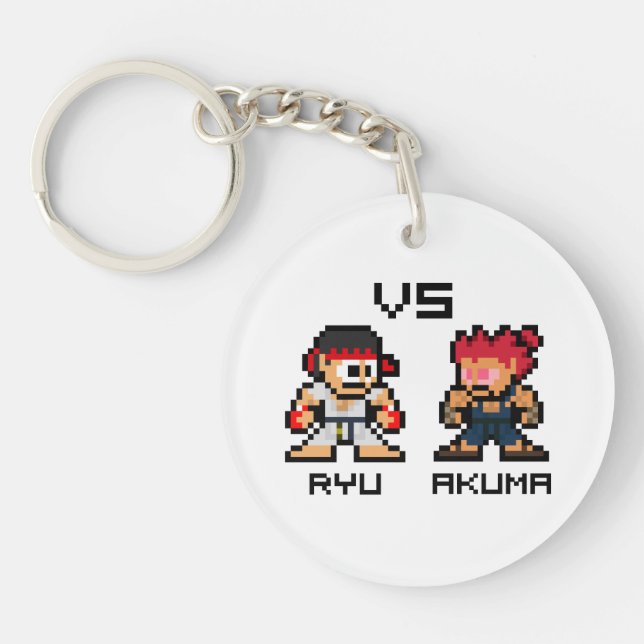 8bit Ryu CONTRE Akuma (Devant)