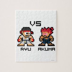 8bit Ryu VS Akuma Jigsaw Puzzle