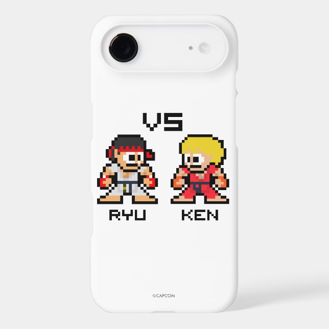 8bit Ryu VS Ken Case-Mate iPhone Case (Back)