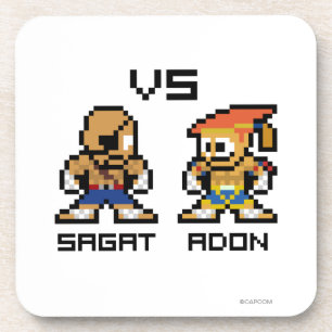 8bit Sagat VS Adon Coaster