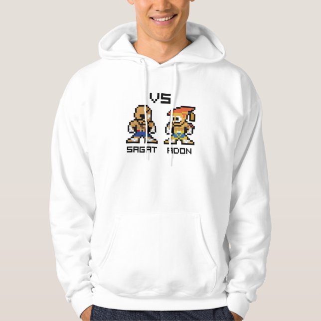 8bit Sagat VS Adon Hoodie (Front)