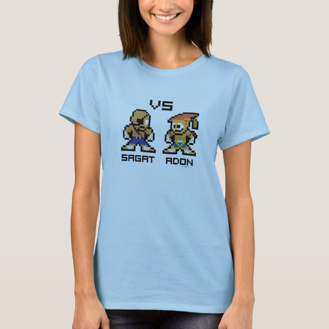 8bit Sagat VS Adon T-Shirt (Front)