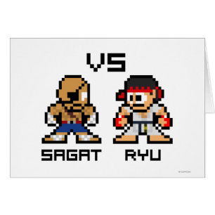 8bit Sagat VS Ryu