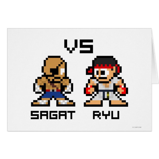 8bit Sagat VS Ryu (Front Horizontal)