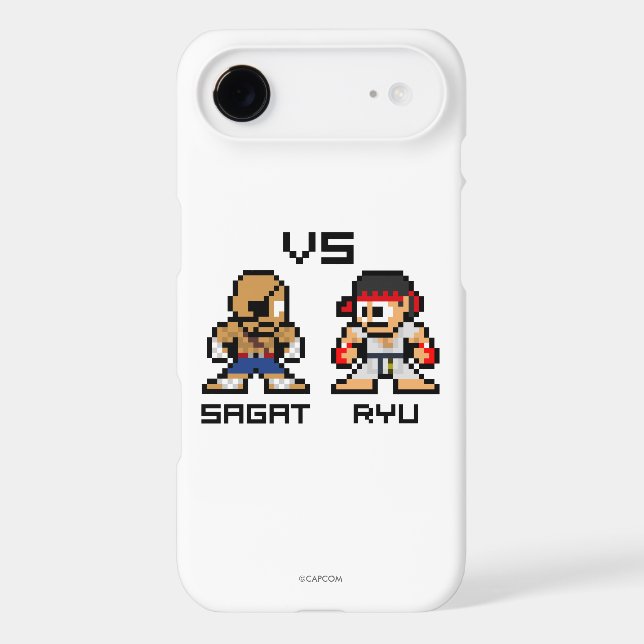 8bit Sagat VS Ryu Case-Mate iPhone Case (Back)