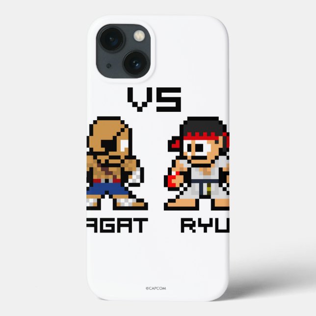 8bit Sagat VS Ryu Case-Mate iPhone Case (Back)