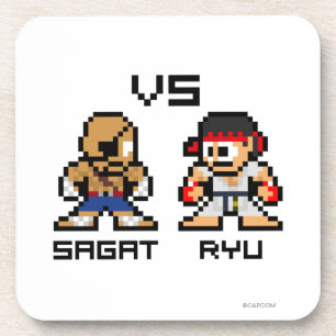8bit Sagat VS Ryu Coaster