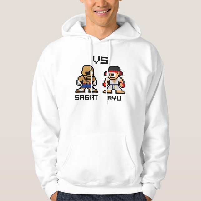 8bit Sagat VS Ryu Hoodie (Front)
