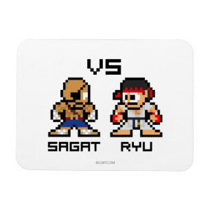 8bit Sagat VS Ryu Magnet