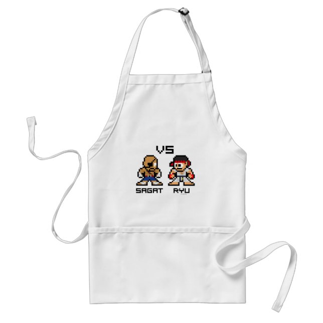 8bit Sagat VS Ryu Standard Apron (Front)