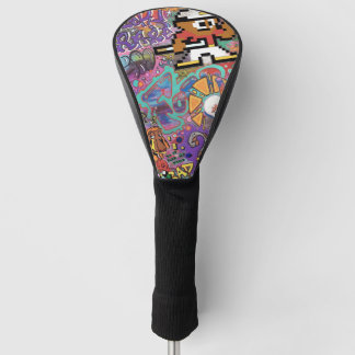 8bit Tee Time Driver Cover: v2 Golf Head Cover