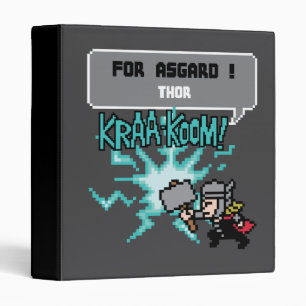 8Bit Thor Attack - For Asgard! Binder