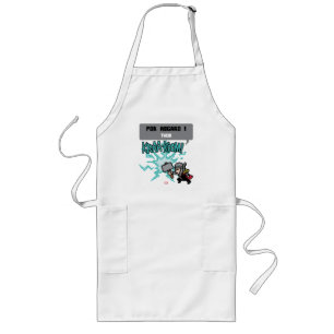 8Bit Thor Attack - For Asgard! Long Apron