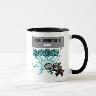 8Bit Thor Attack - For Asgard! Mug