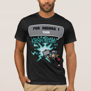 8Bit Thor Attack - For Asgard! T-Shirt