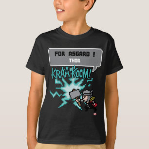8Bit Thor Attack - For Asgard! T-Shirt