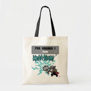8Bit Thor Attack - For Asgard! Tote Bag