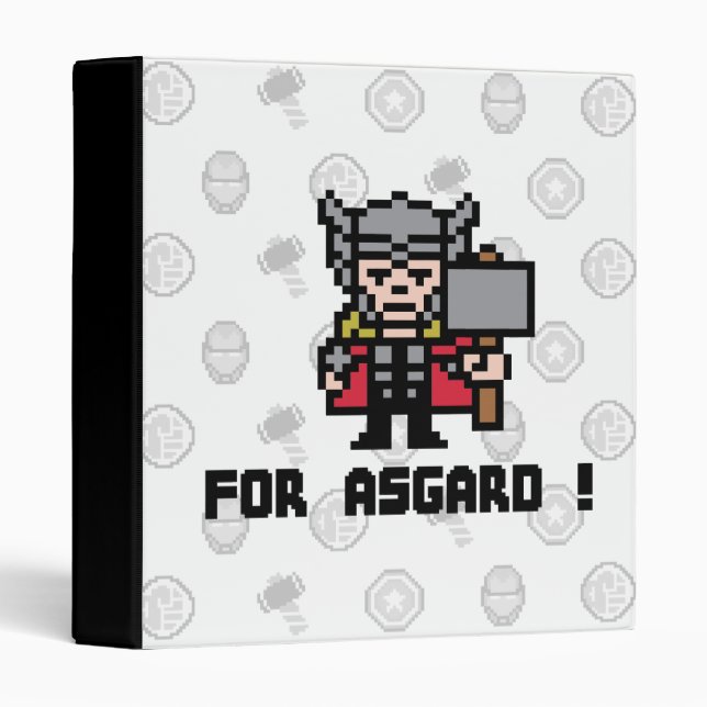 8Bit Thor - For Asgard! Binder (Front/Spine)