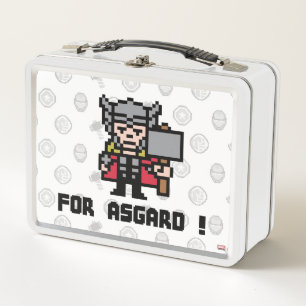 8Bit Thor - For Asgard! Metal Lunch Box