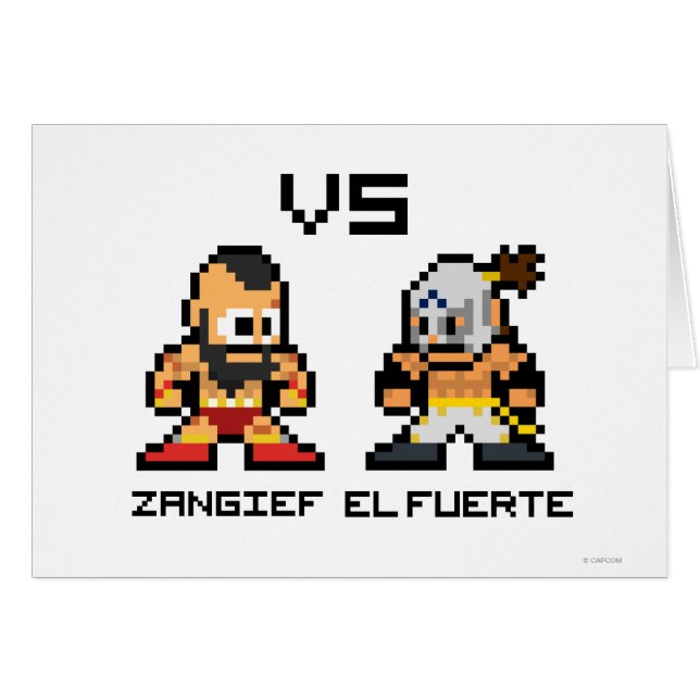 8bit Zangief CONTRE l'EL Fuerte (Devant horizontal)