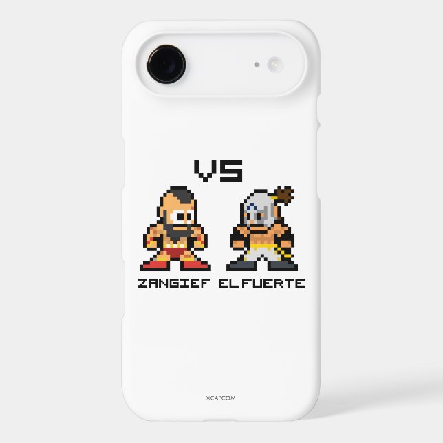 8bit Zangief VS El Fuerte Case-Mate iPhone Case (Back)