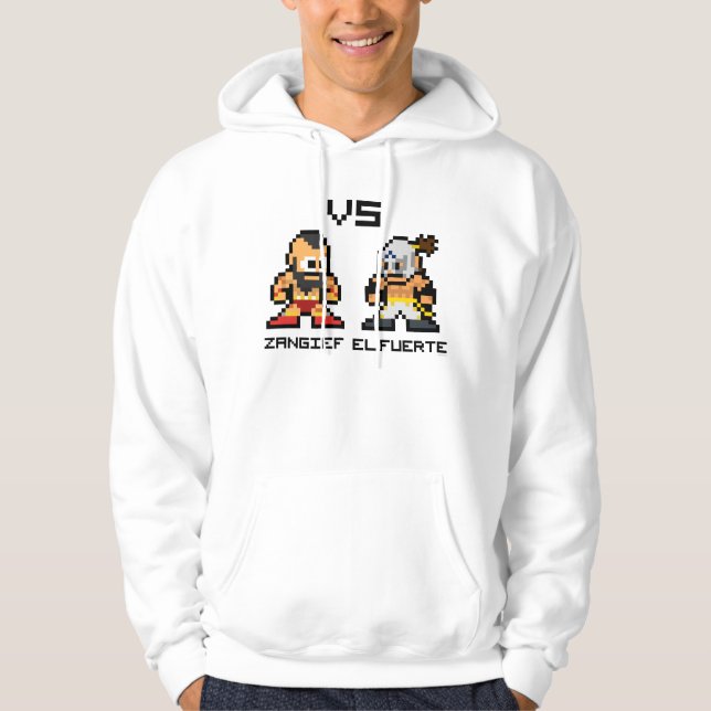 8bit Zangief VS El Fuerte Hoodie (Front)
