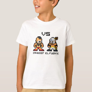 8bit Zangief VS El Fuerte T-Shirt