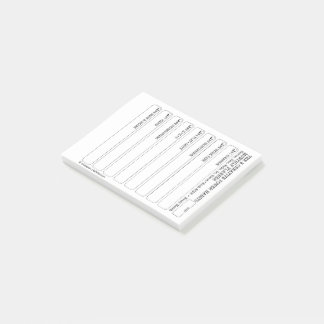 8CPH Mois Planner Tracker Post-it Pad