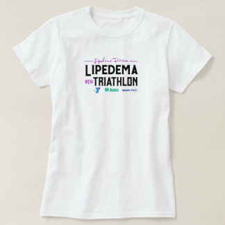 8e T-shirt blanc Lipedema Triathlon
