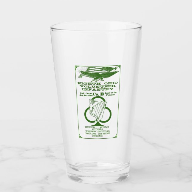 8e verre de bière Ohio (Devant)