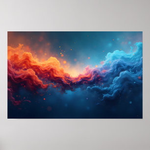 8K Abstract Visions: Modern Textures & Fluid Art Poster