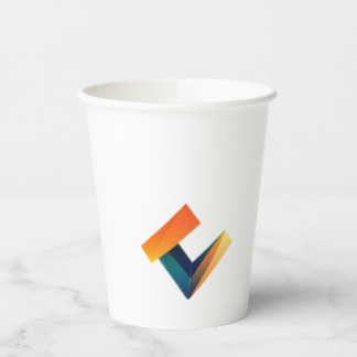 8oz Paper Cup logo designe.