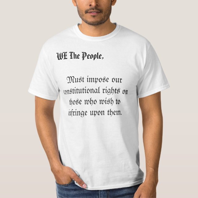 8th Amendment tee from my constitution collection (Front)