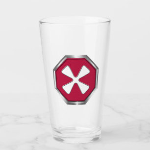 8th Army Patch Glass
