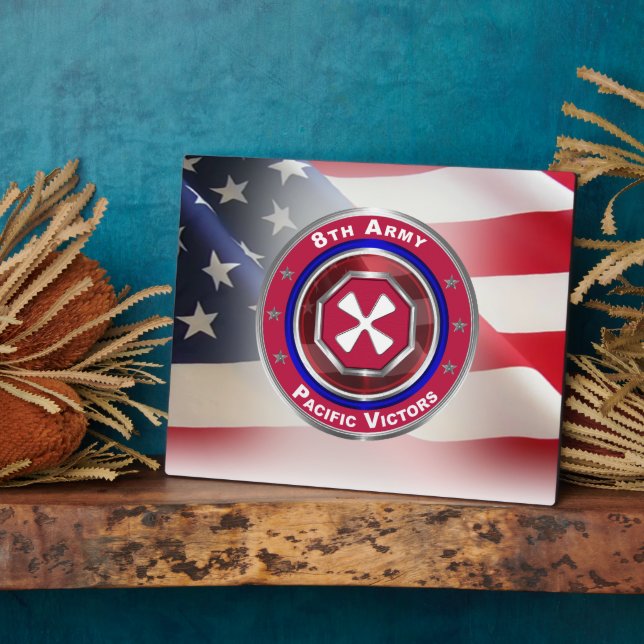 8th ARMY   Plaque (Side)