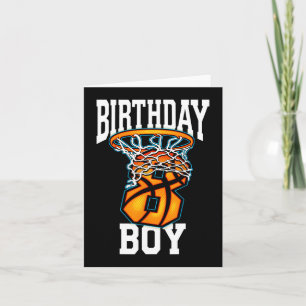 8th Birthday Basketball 8 Years Old Kids Gift 1 Card